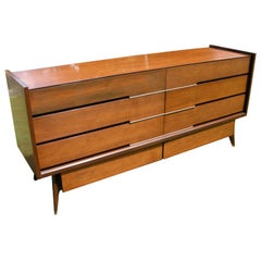 Gio Ponti Style Large Chest of  Drawers