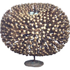 Vintage Unusual Bronze Bush Sculpture by Harry Bertoia