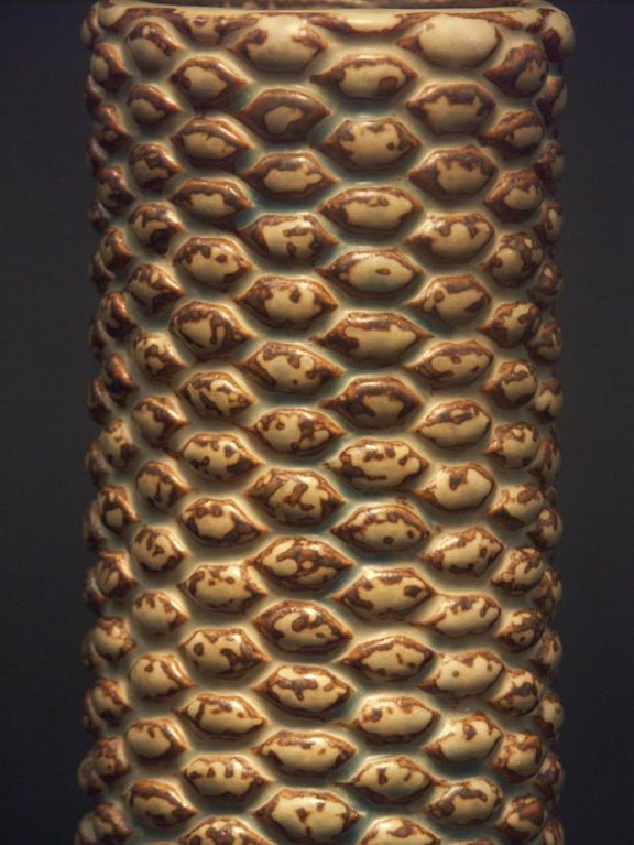 Danish An Outstanding Axel Salto Cylindrical Vase