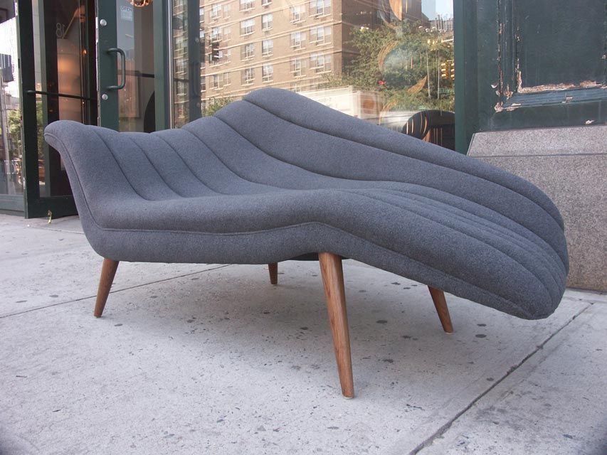 Rare Chaise Lounge by Hans Harti for Eugene Schmidt