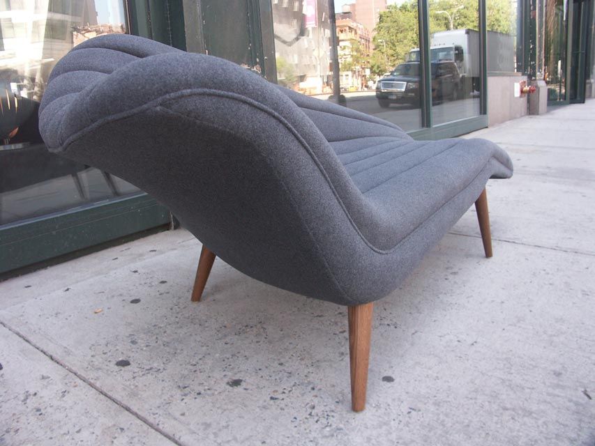 20th Century Rare Chaise Lounge by Hans Harti for Eugene Schmidt