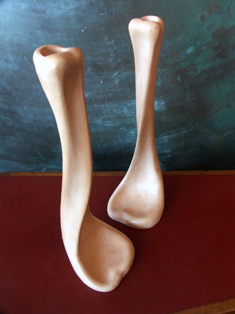 Glazed Terracotta Candlesticks by Elsa Peretti for Tiffany