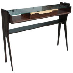 A Lovely Italian Console Table in the style of Gio Ponti