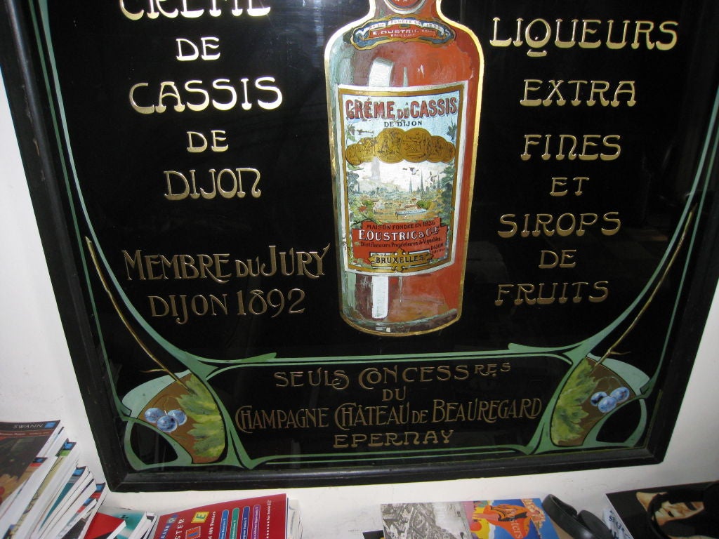 Art Nouveau  Liquor Advertisement