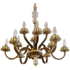 French 12  arm chandelier