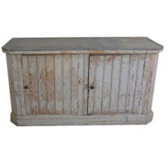 continental painted and zinc cabinet