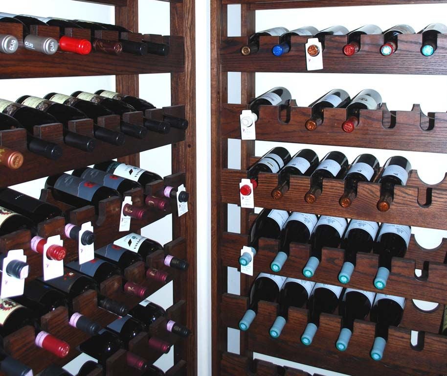 Arts and Crafts Custom Wine Racks for Cellar or Wine Storage For Sale