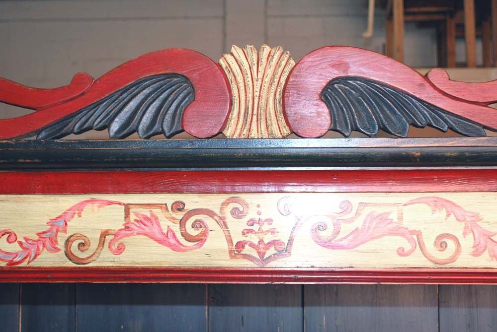 19th Century Painted Buffet / Hutch