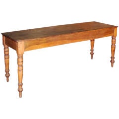 Antique Small Harvest Table, Console Table