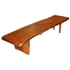 Coffee Table / Bench in the Best Nakashima Fashion