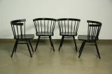 George Nakashima for Knoll spindle back captains chairs