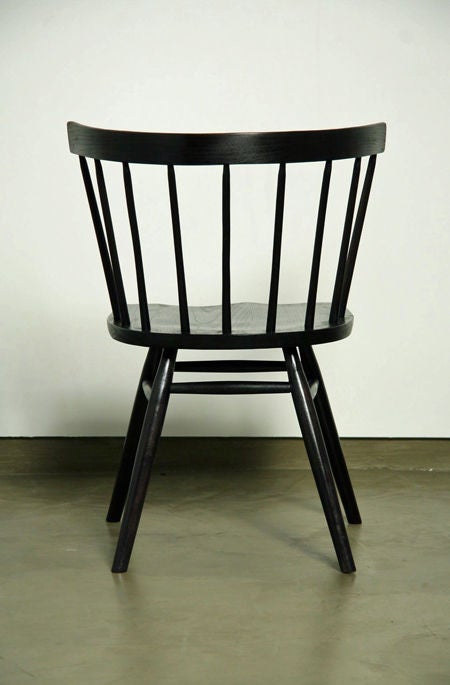 George Nakashima for Knoll spindle back captains chairs 2