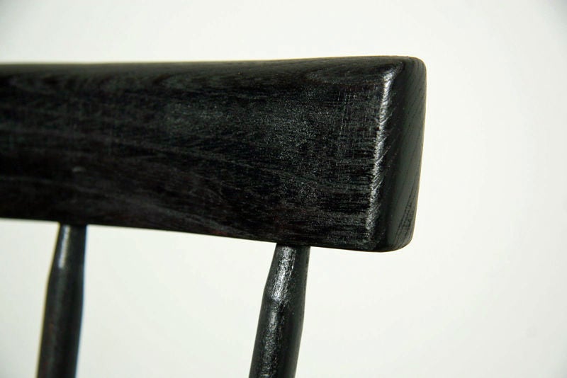 George Nakashima for Knoll spindle back captains chairs 4
