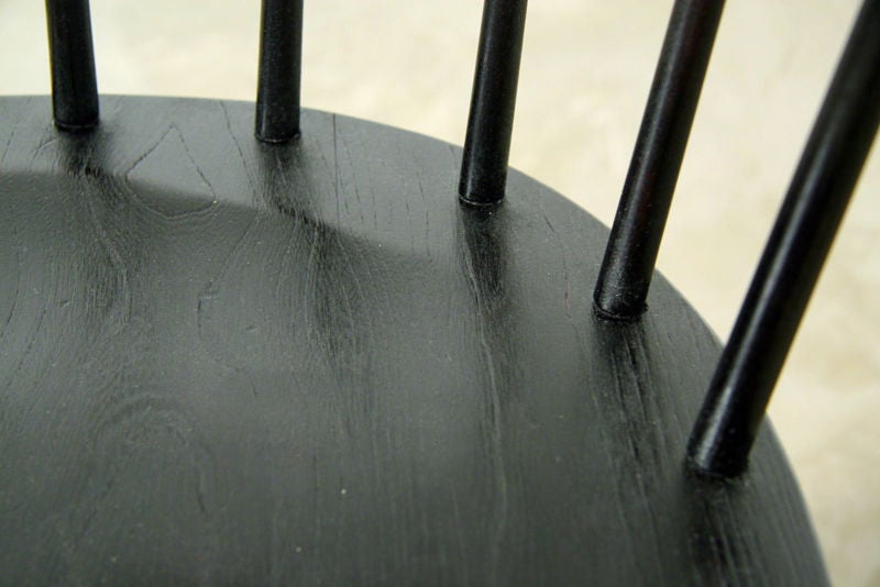 George Nakashima for Knoll spindle back captains chairs 7