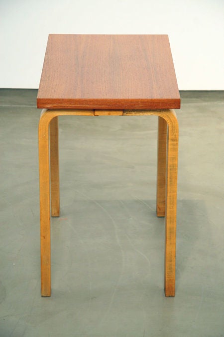 Alvar Aalto side table with bent plywood legs at 1stDibs | plywood desk ...