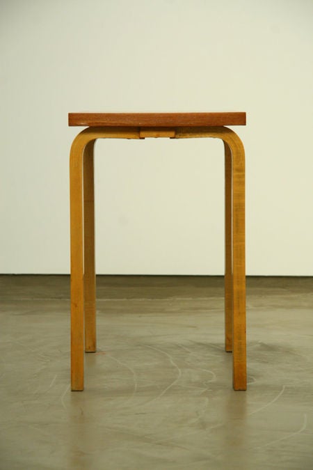 Alvar Aalto side table with bent plywood legs at 1stDibs | plywood desk ...