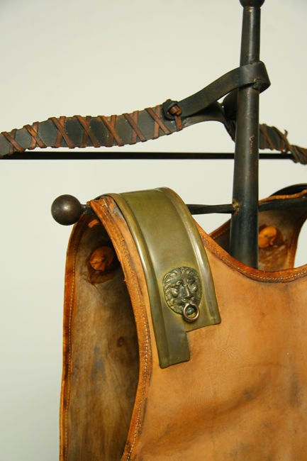 Unknown Decorative valet with leather breastplate and bronze elements