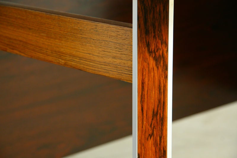 A rosewood and aluminum 