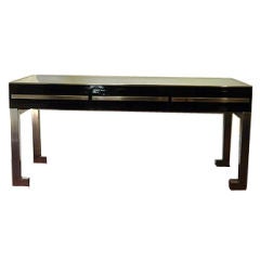 Travil Francais 1970
s Console in Lacquer and Chrome. Travil Francais 1970
s Console in Lacquer and Chrome.