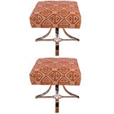 Pair of Borsani Style Ottomans