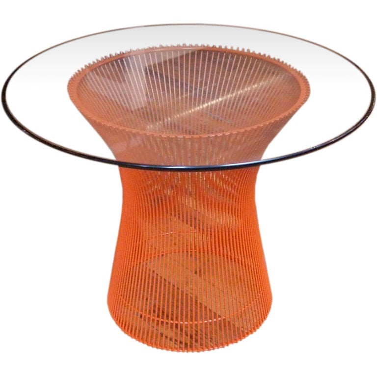 Orange Warren Platner Table