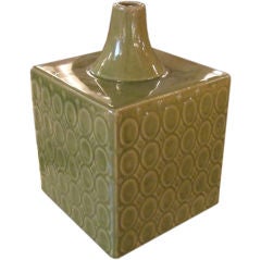 1960's Green Vase
