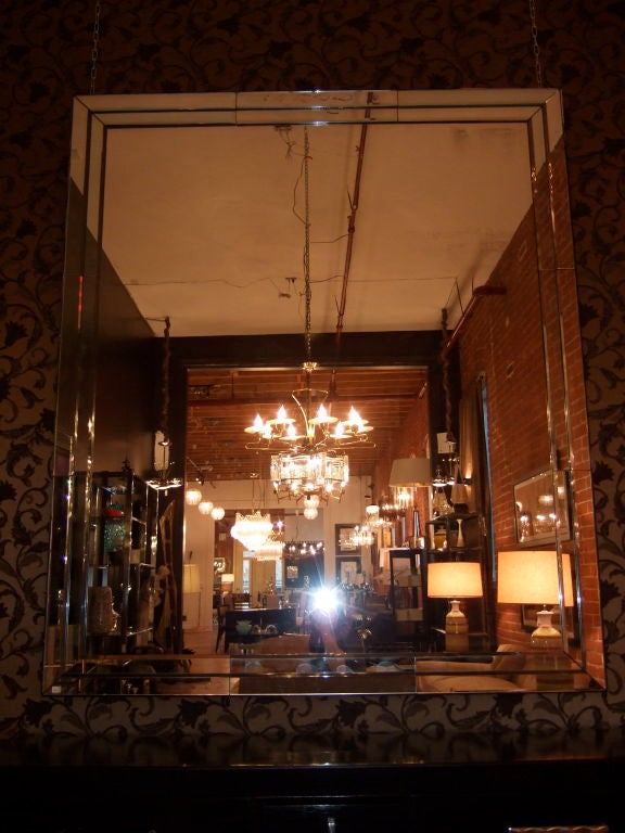 6 Foot Mid Mirror Framed Mirror at 1stdibs