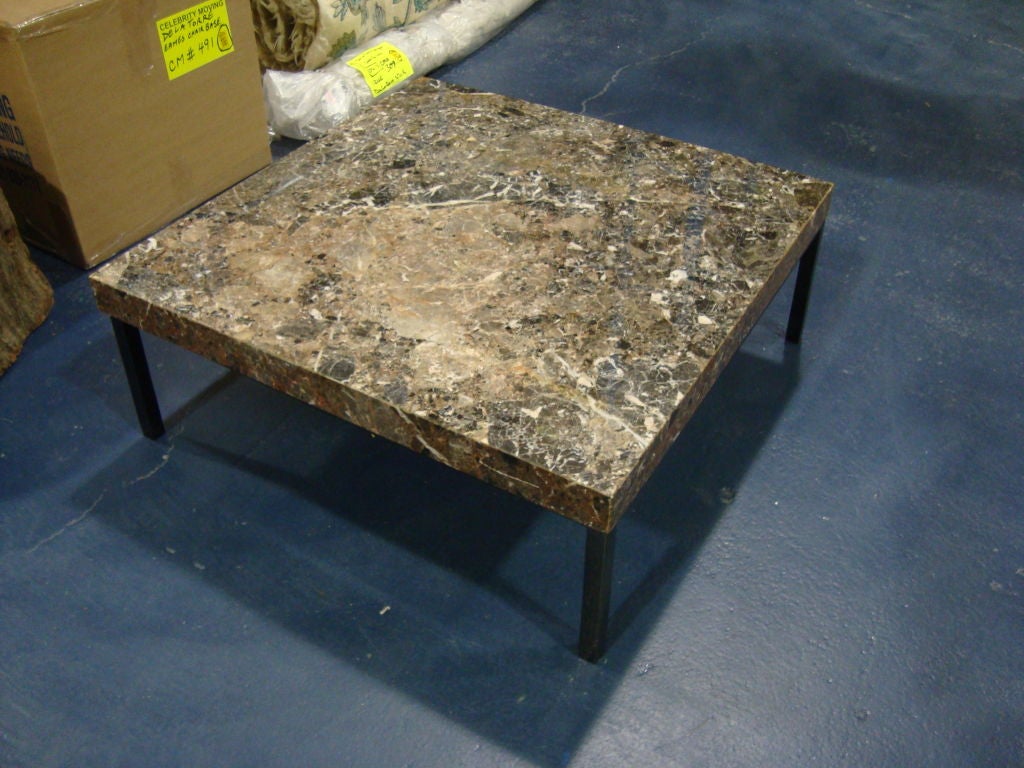 A Low Marble Coffee Table