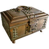 An Aesthetic Strong Box in Bronze
