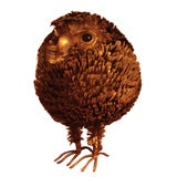A Brass Owl in the manner of Curtis Jere