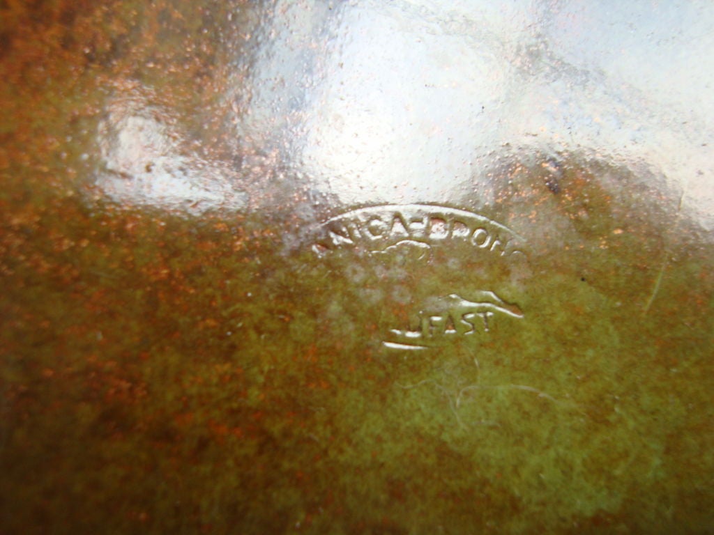Bronzeschachtel mit einer Karte des Gronland Greenland auf dem Deckel im Angebot 5