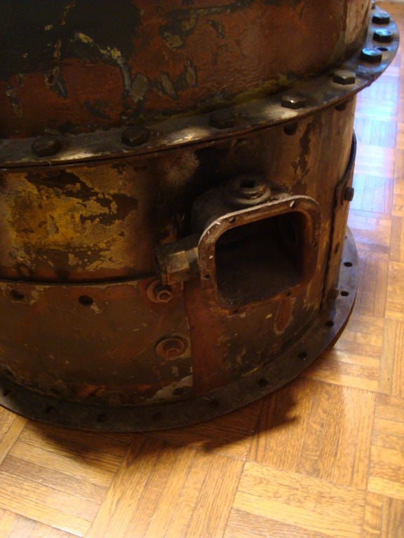 UNIQUE BARREL CHAIRS FASHIONED FROM INDUSTRIAL STEAM PIPES 2