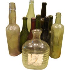 A Group of Antique Bottles from the Vanderbilt's estate Idlehour