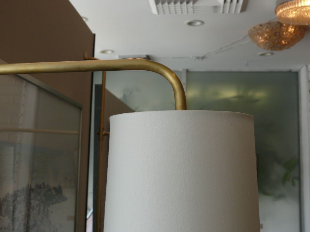 Brass French Pole Sconces