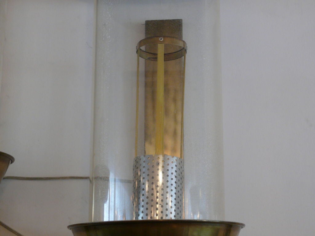 Giant Brass Lantern Sconces 1