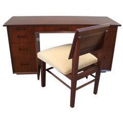 Vintage Frank Lloyd Wright Desk and Chair