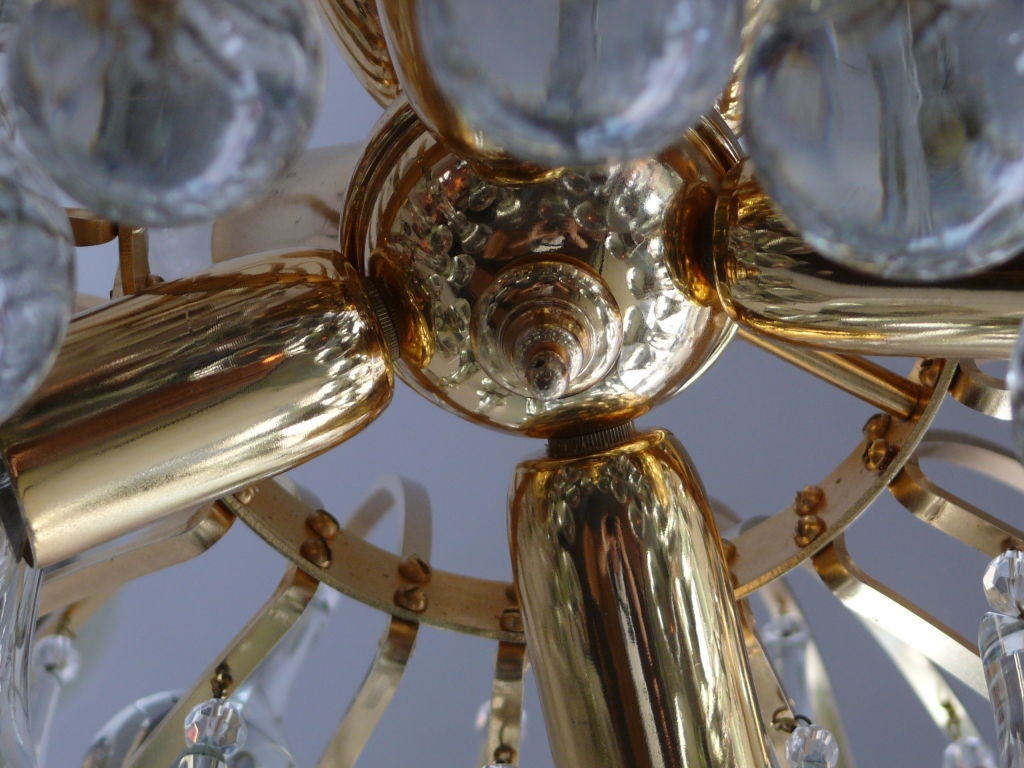 Glass Sciolari Tear Drop Chandelier