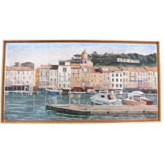St. Tropez Oil Painting