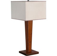 Leather Table Lamp