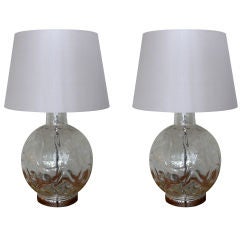 Large Glass Globe Lamps