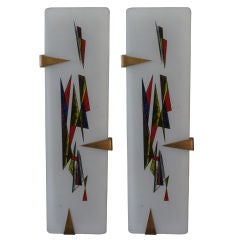 French Geometric Sconces