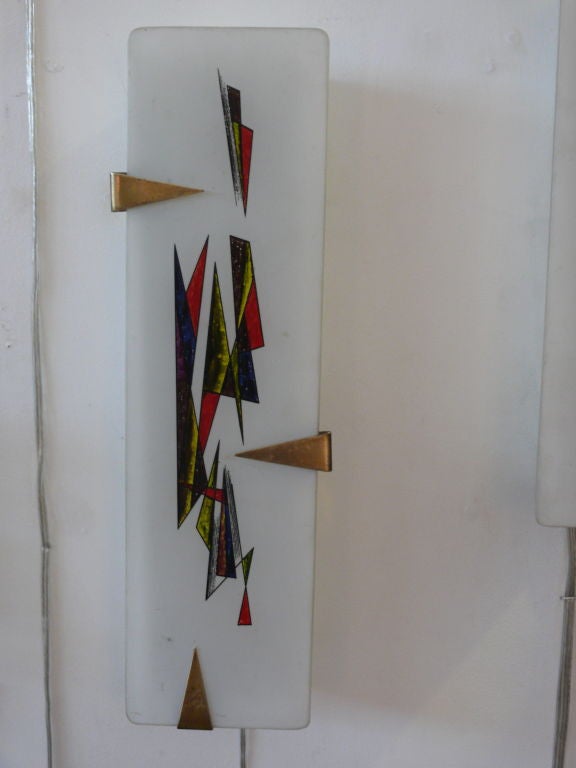 French Geometric Sconces