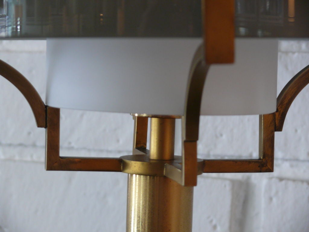 20th Century Stilnovo Floor Light with Marble Base