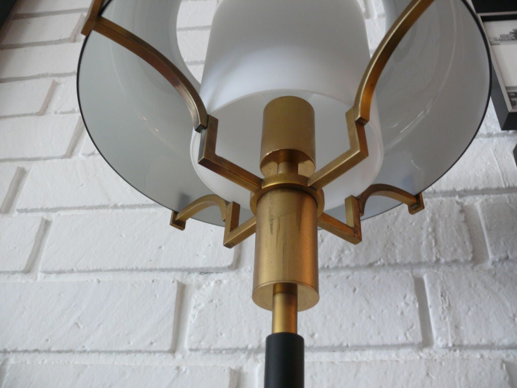 Italian Stilnovo Floor Light with Marble Base