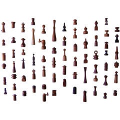 Vintage Collection of 70 Danish Wooden Peppermills