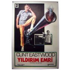 Used Original Movie Poster, "Thunderbolt & Lightfoot", Clint Eastwood