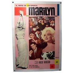 Vintage Movie Poster, "Il Mito Di Un'Epoca", Marilyn Monroe