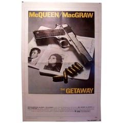 Vintage Movie Poster, "The Getaway", Steve McQueen