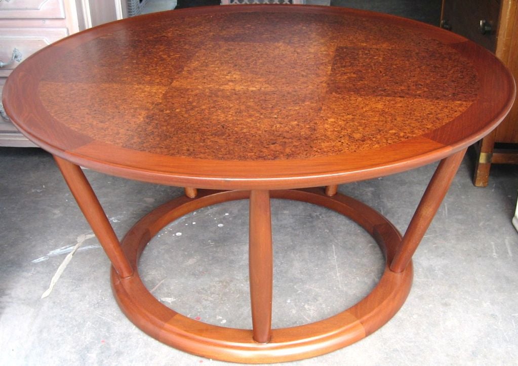 Paul Frankl Cork Top Coffee Table
