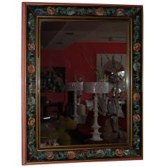 GLAMOROUS RECTANGULAR EGLOMISE WALL MIRROR